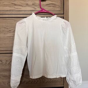 Elegant White kids Top by ZARA